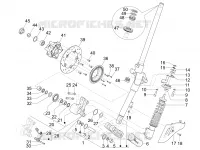 Fork/steering tube - Steering bearing unit