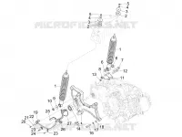 Rear suspension - Shock absorber/s