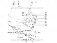 Fork/steering tube - Steering bearing unit