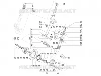 Fork/steering tube - Steering bearing unit
