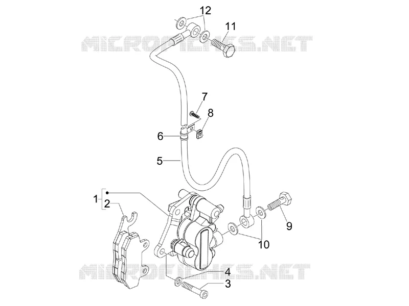 Brakes pipes - Calipers