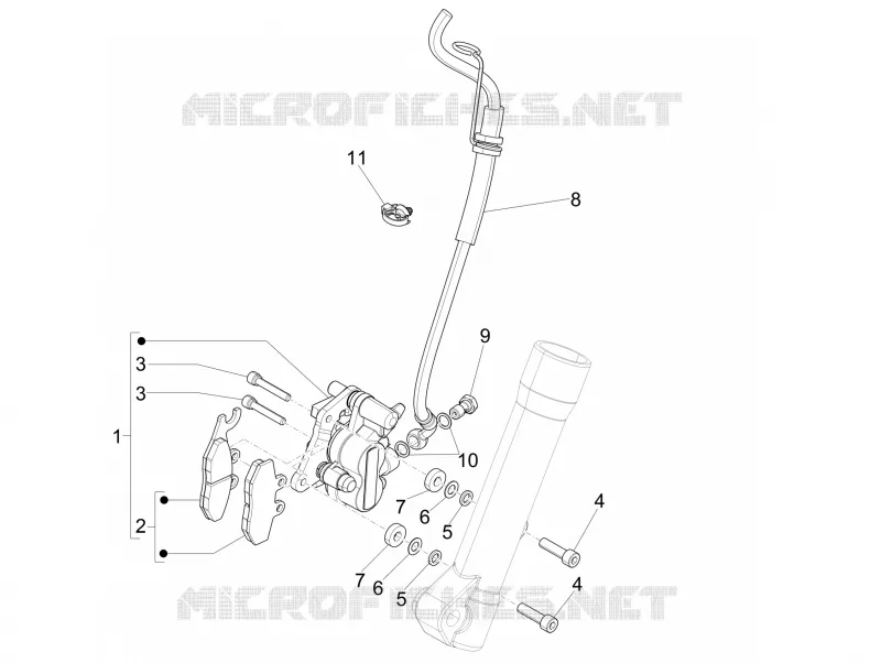 Brakes pipes - Calipers