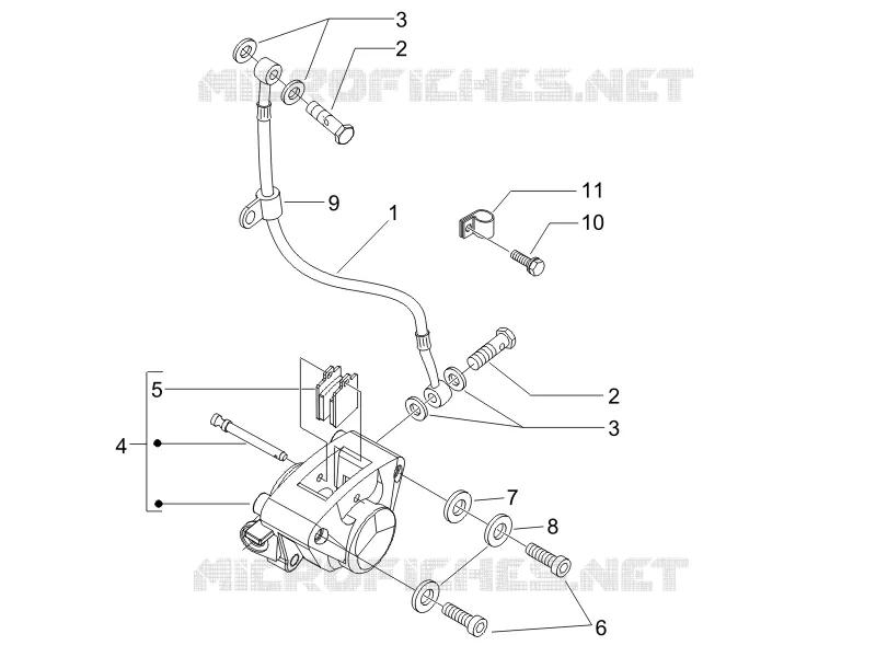 Brakes pipes - Calipers
