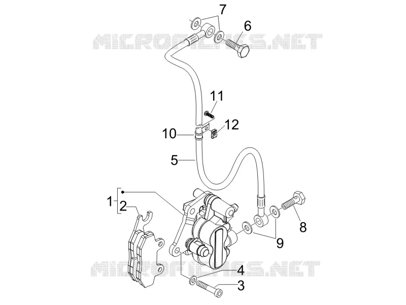Brakes pipes - Calipers