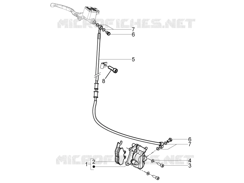 Brakes pipes - Calipers