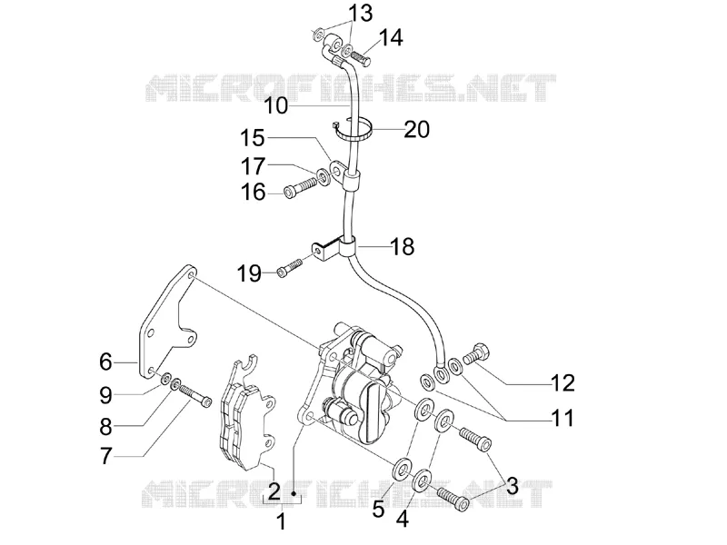 Brakes pipes - Calipers
