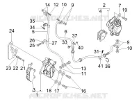Brakes pipes - Calipers