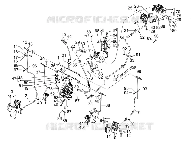 Brakes pipes - Calipers