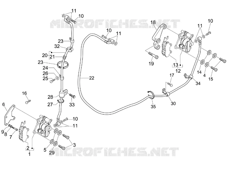 Brakes pipes - Calipers