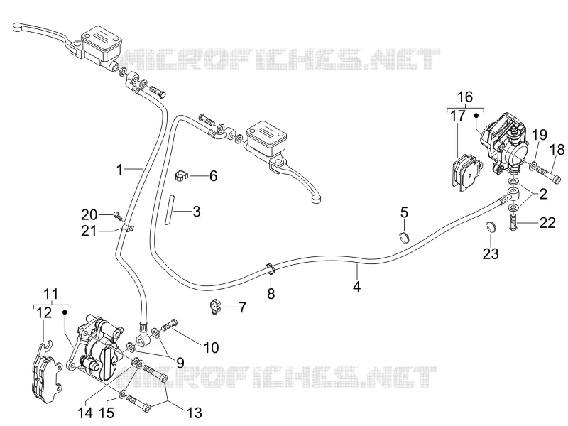 Brakes pipes - Calipers