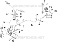 Brakes pipes - Calipers