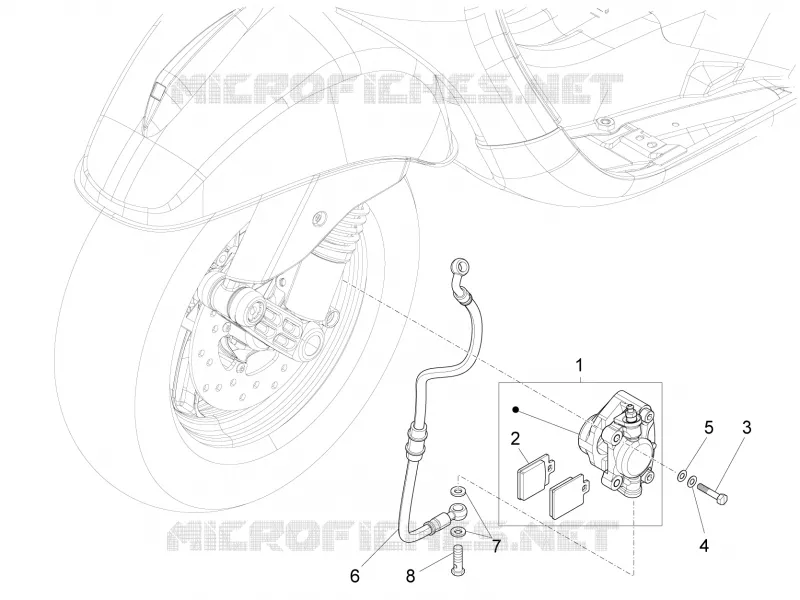 Brakes pipes - Calipers