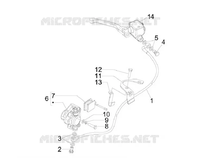 Brakes pipes - Calipers