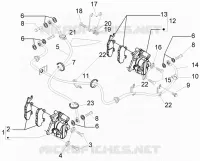 Brakes pipes - Calipers