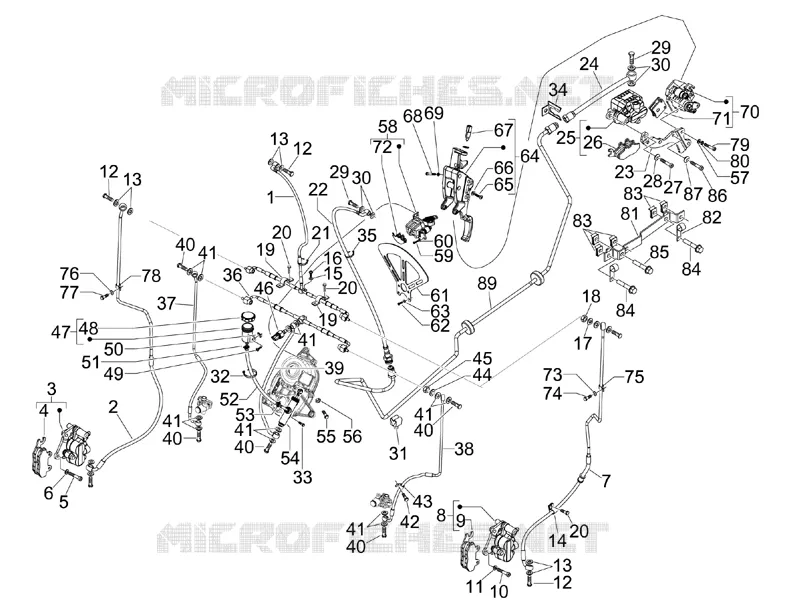 Brakes pipes - Calipers