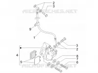 Brakes pipes - Calipers