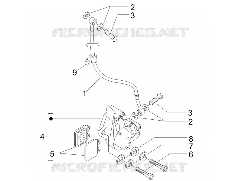 Brakes pipes - Calipers