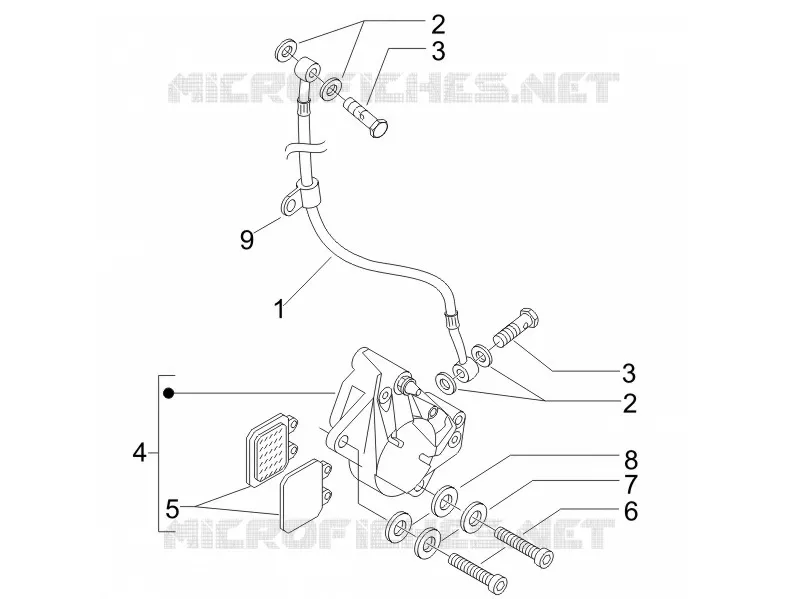 Brakes pipes - Calipers