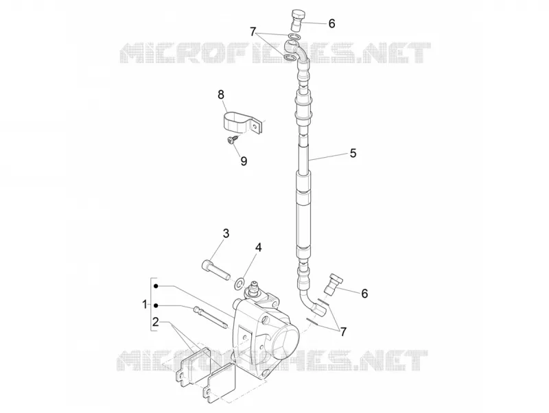 Brakes pipes - Calipers