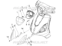 Front headlamps - Turn signal lamps