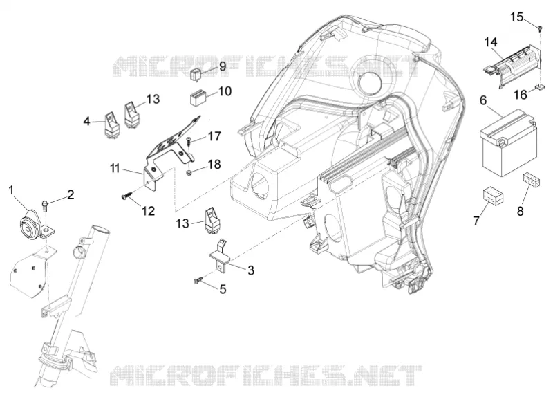 Remote control switches - Battery - Horn