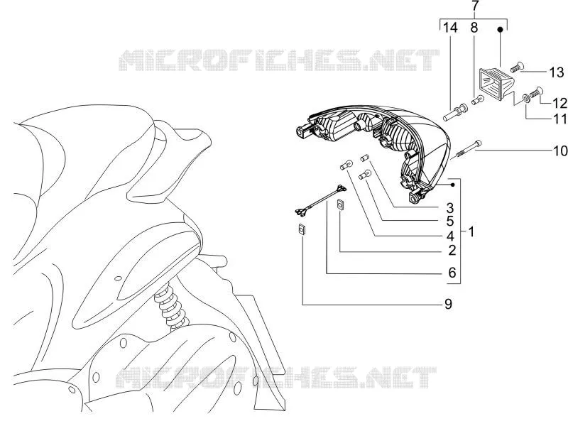 Rear headlamps - Turn signal lamps