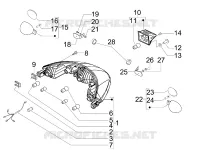 Rear headlamps - Turn signal lamps