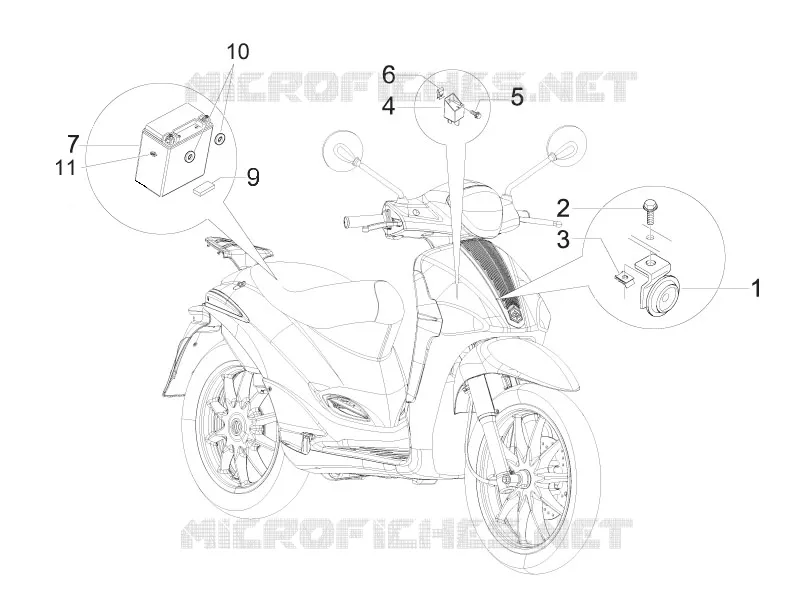 Remote control switches - Battery - Horn