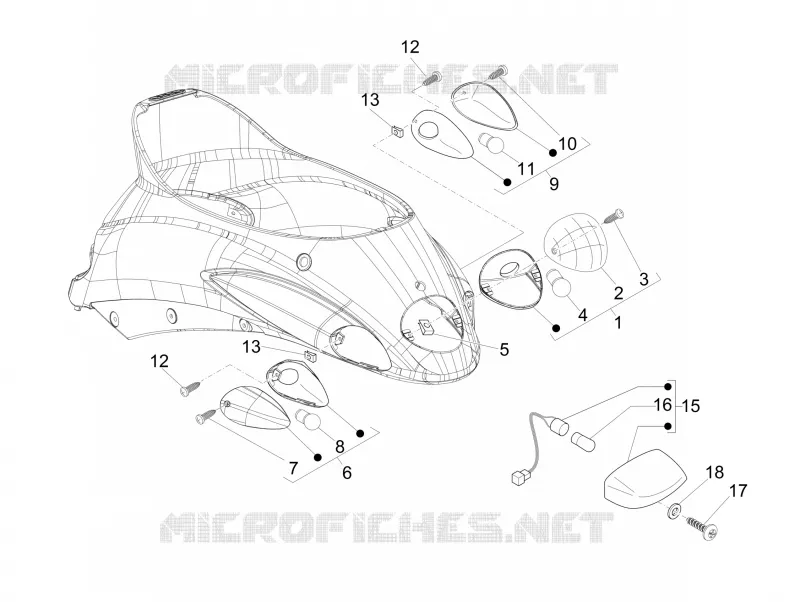 Rear headlamps - Turn signal lamps