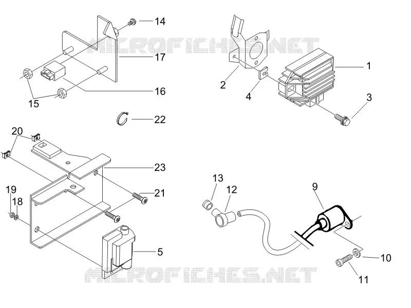 Voltage Regulators - Electronic Control Units (ecu) - H.T. Coil