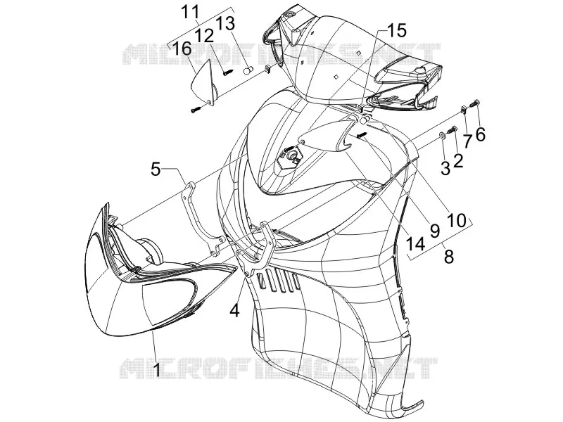 Front headlamps - Turn signal lamps