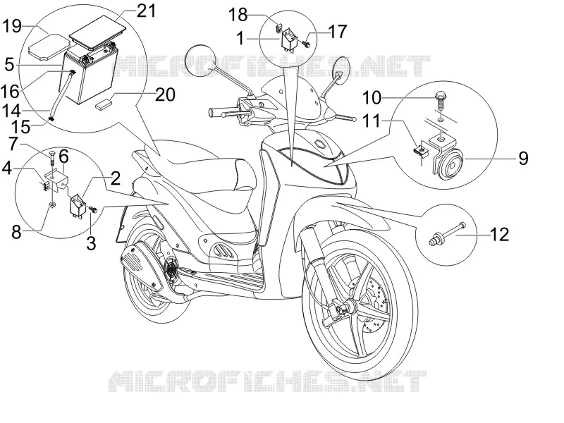 Remote control switches - Battery - Horn