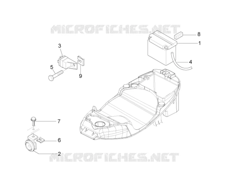 Remote control switches - Battery - Horn