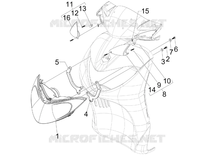 Front headlamps - Turn signal lamps