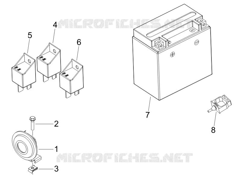 Remote control switches - Battery - Horn