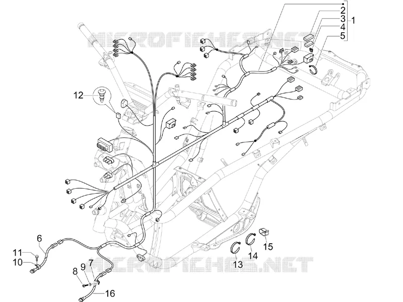Main cable harness
