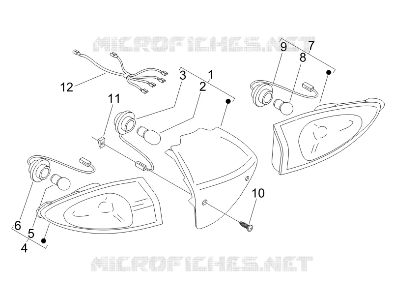 Rear headlamps - Turn signal lamps
