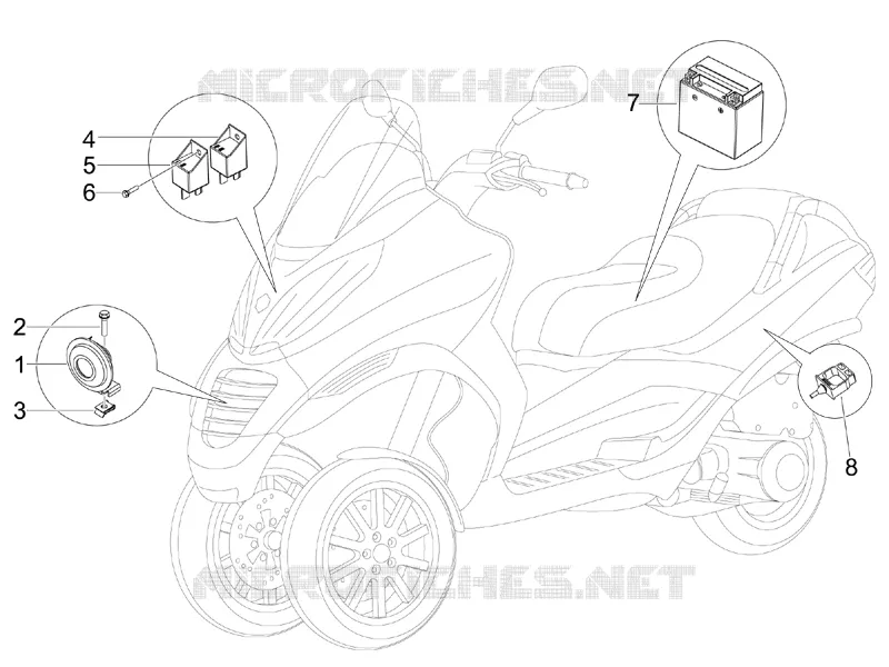Remote control switches - Battery - Horn