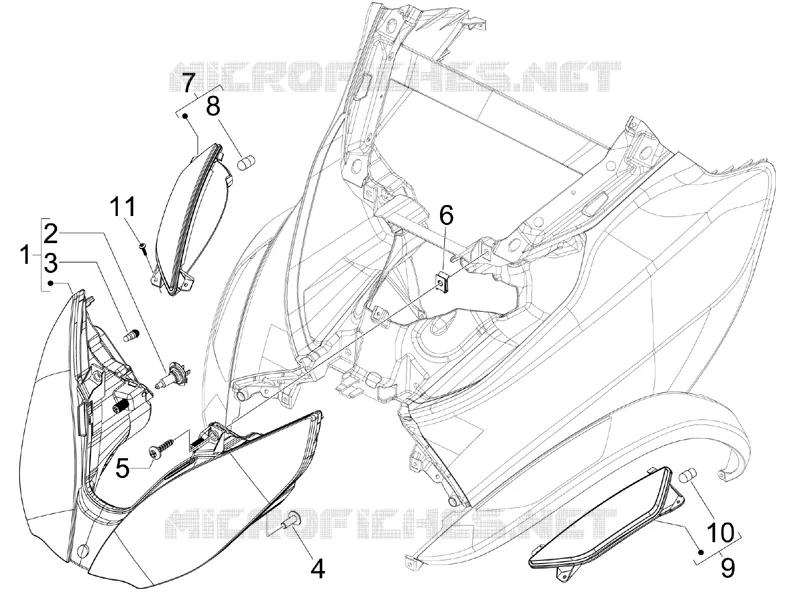 Front headlamps - Turn signal lamps