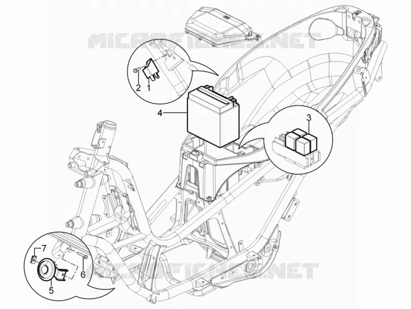 Remote control switches - Battery - Horn