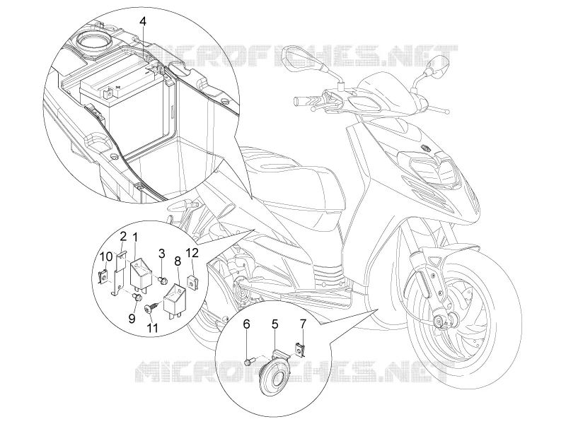 Remote control switches - Battery - Horn