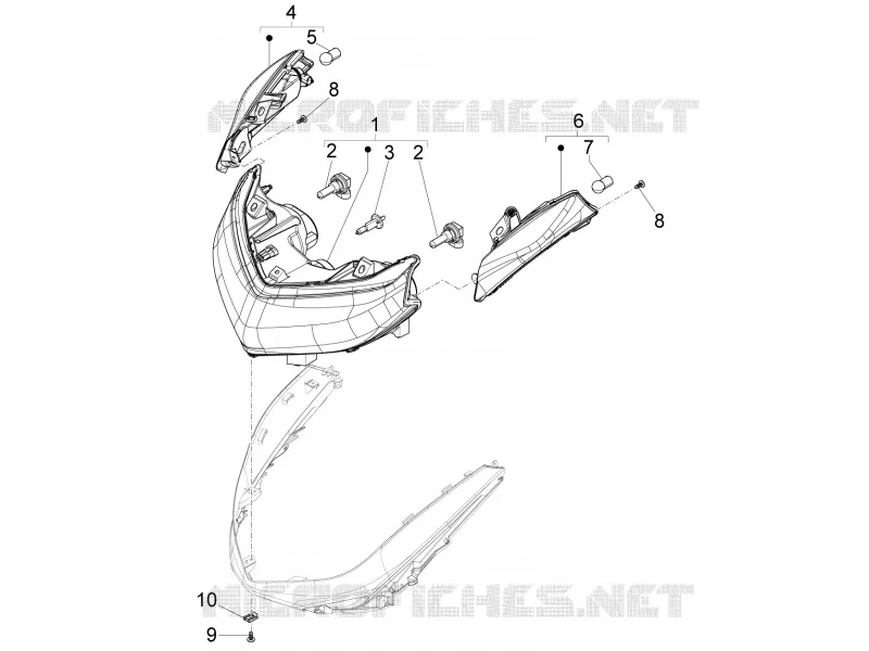 Front headlamps - Turn signal lamps