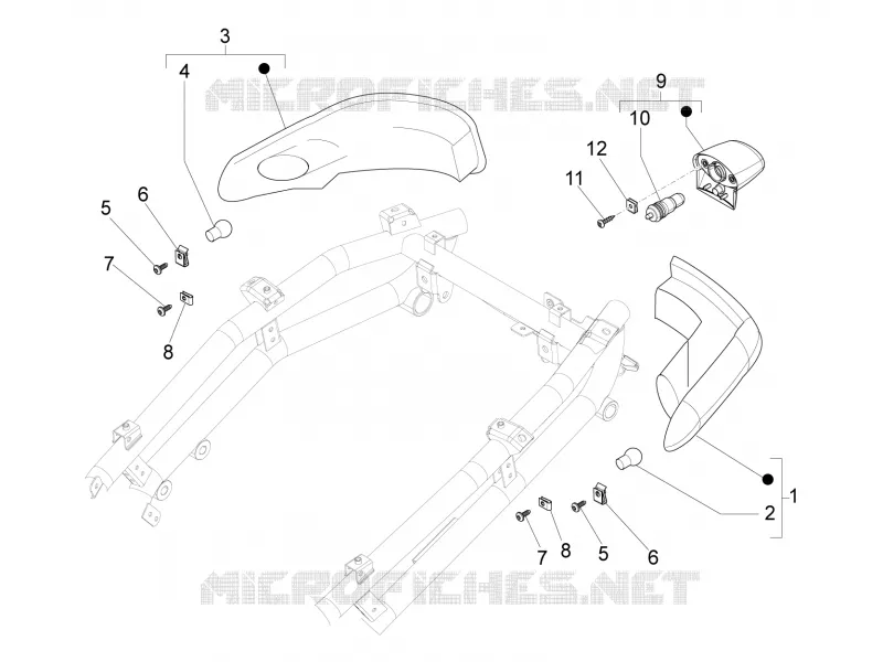 Rear headlamps - Turn signal lamps