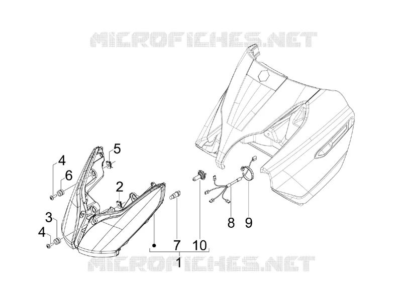Front headlamps - Turn signal lamps