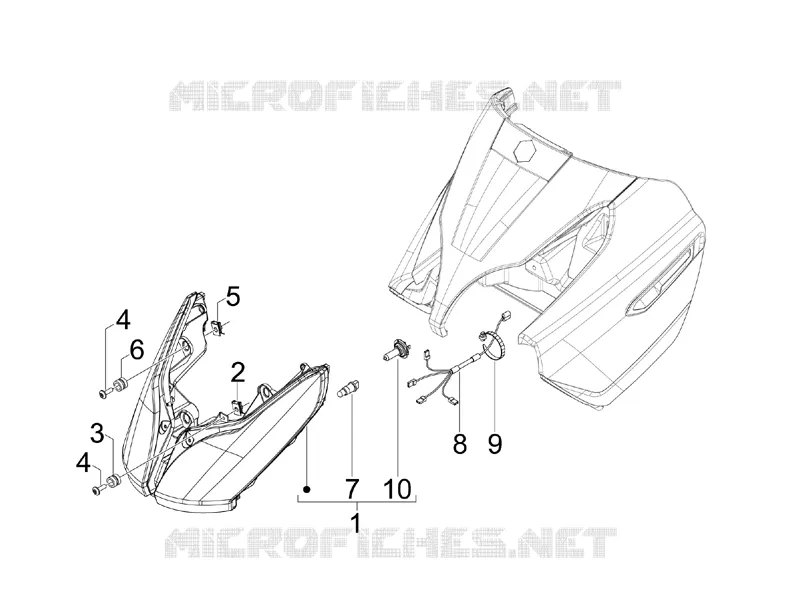 Front headlamps - Turn signal lamps