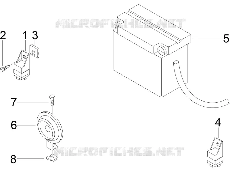 Remote control switches - Battery - Horn