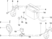 Remote control switches - Battery - Horn