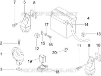 Remote control switches - Battery - Horn