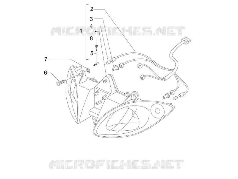 Front headlamps - Turn signal lamps