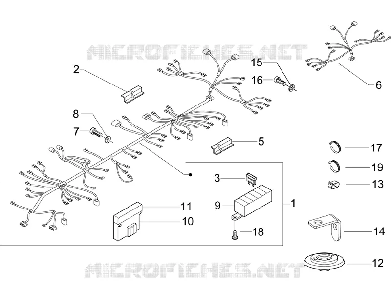Main cable harness